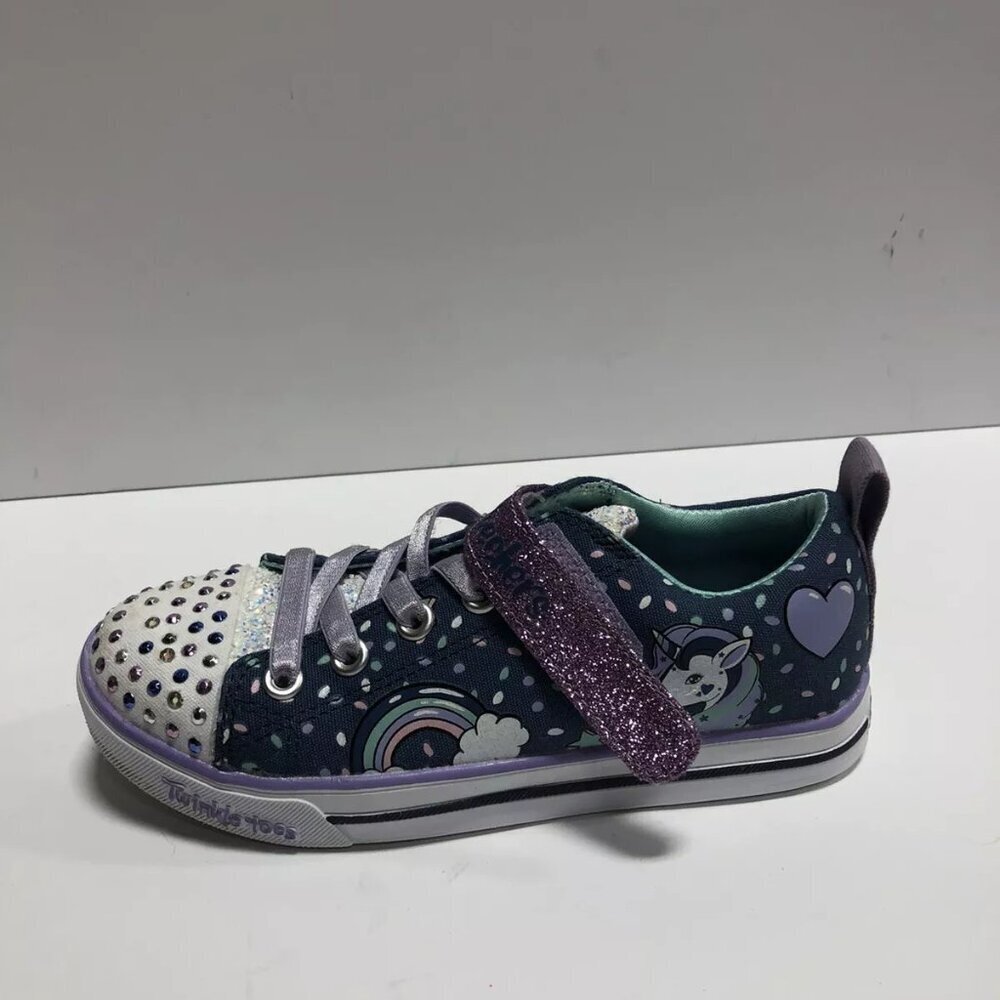 Skechers S Lights Sparkle Girls Sneaker Size 13 M